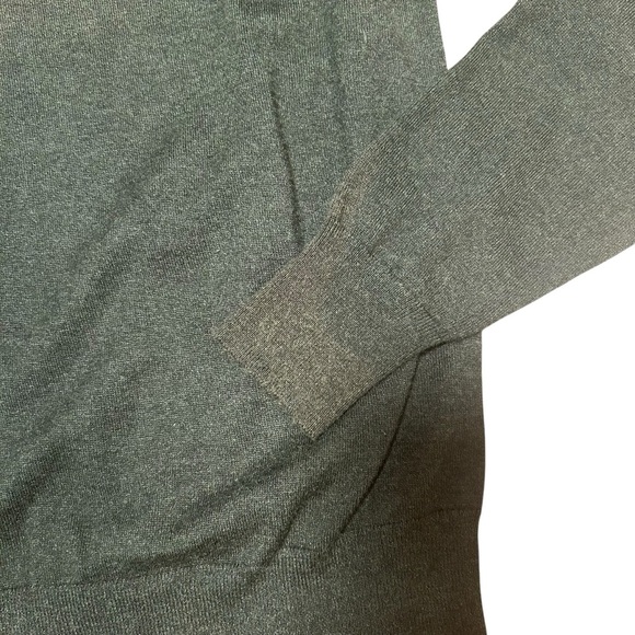 AYR olive green ribbed turtleneck sweater size XL classic preppy old money - Picture 10 of 10
